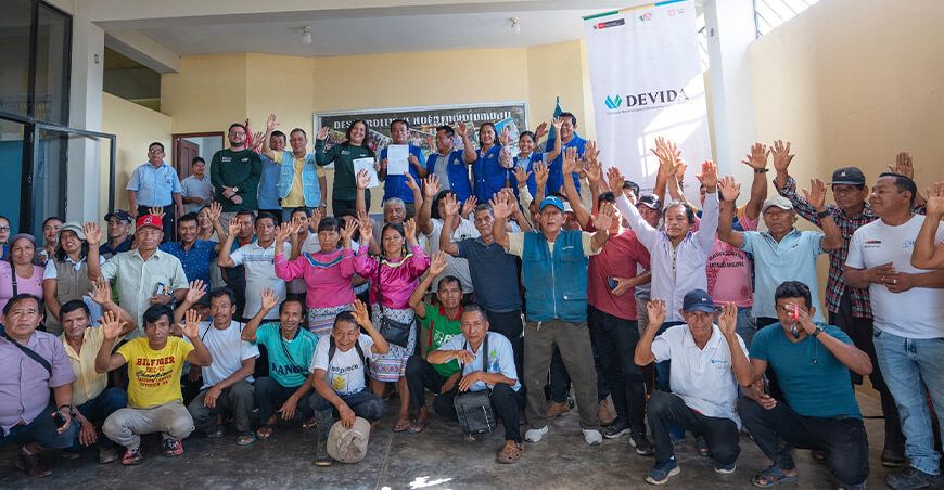 Devida y productores Iparía suscribieron un acta de entendimiento de cultivo de cacao