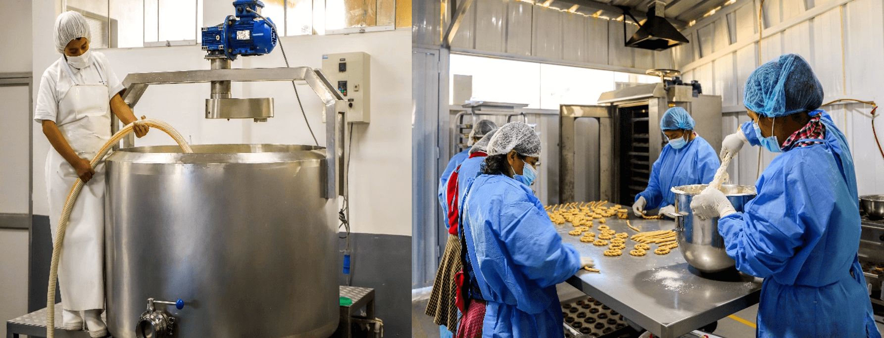 rosquillas con harina de granos andinos Perú