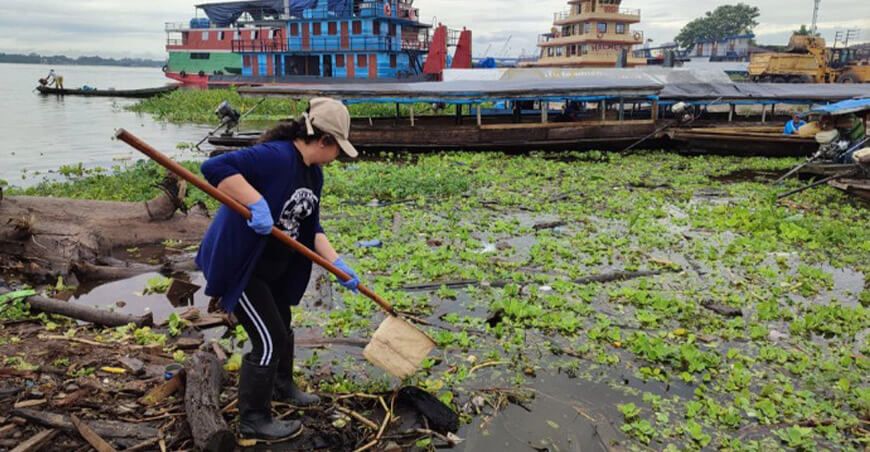 IIAP inicia estudio del impacto de los residuos domésticos en los ecosistemas acuáticos de Iquitos y Pucallpa