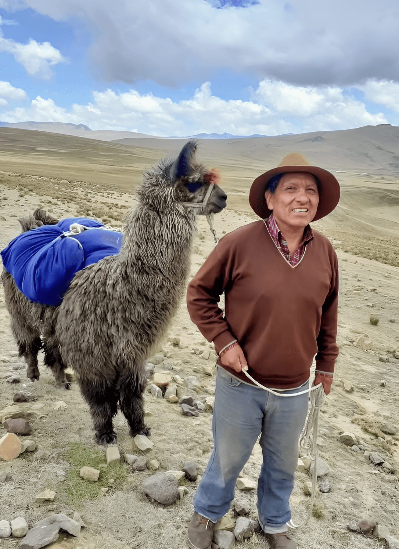 Médico veterinario y zootecnista Amador Quispe Aragón