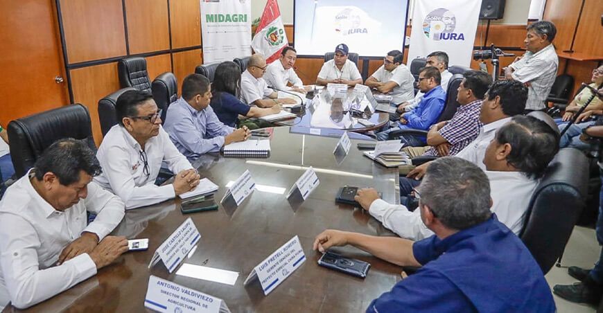 Midagri coordina GORE Piura ejecución Poechos Alto Piura