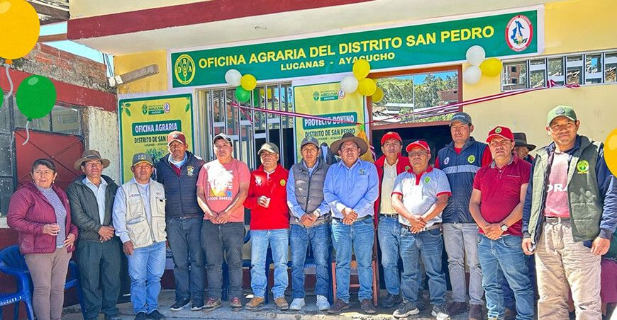 Inauguraron nueva oficina agraria de enlace en San Pedro