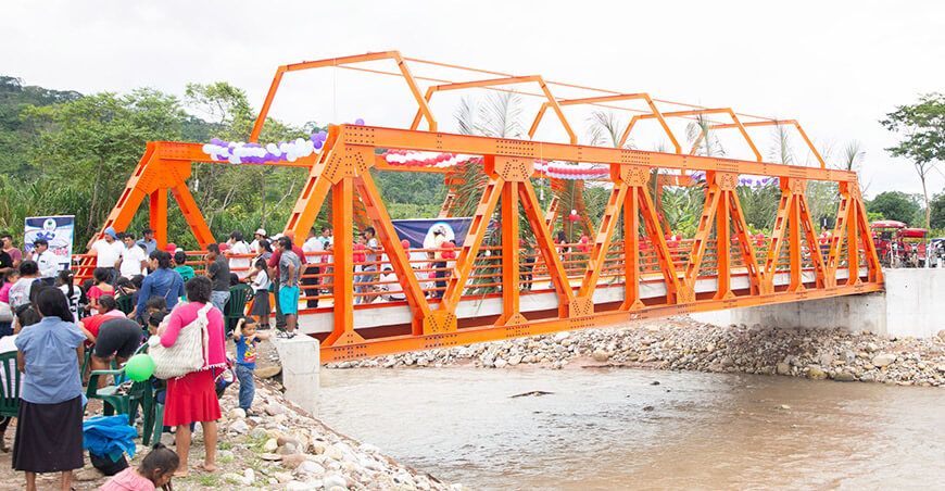 Nuevo puente impulsa el desarrollo y la economía en Uchiza San Martín Devida Perú