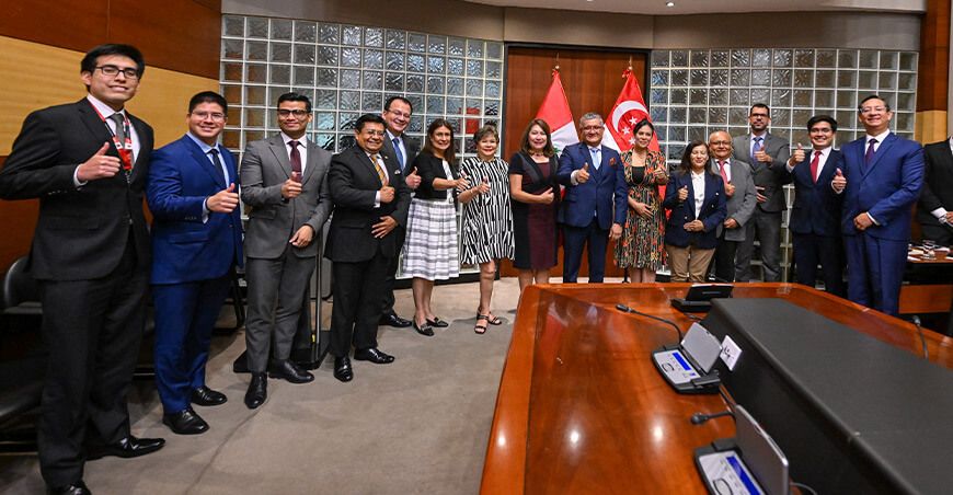 Perú y Singapur firman acuerdo para impulsar inversión en proyectos de reducción de emisiones de carbono
