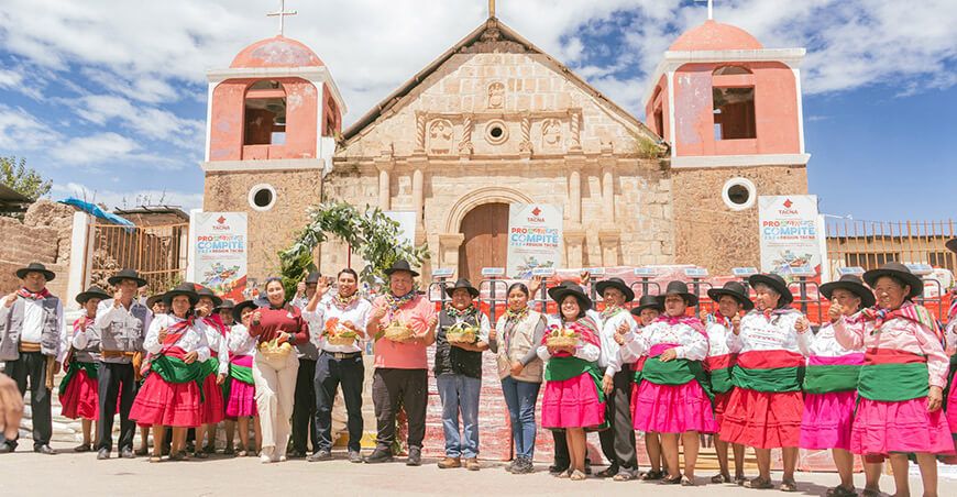 Procompite Tacna impulsa producción de manzana y maíz amiláceo en Tarucachi