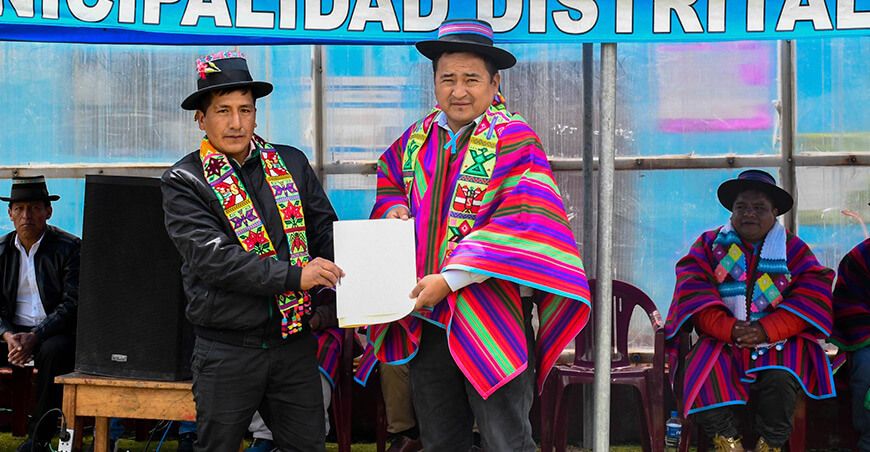 Avanzan estudios para la ejecución de la represa y el canal Piscocchocha Patahuasi en Vinchos Ayacucho Perú