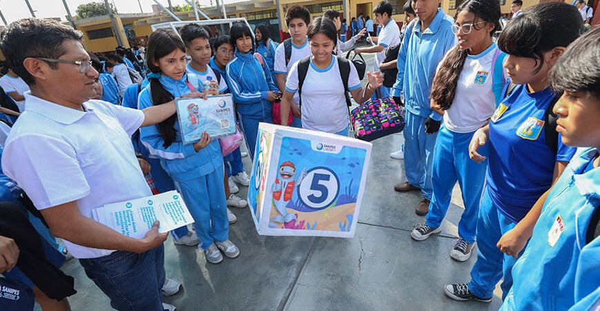 Sanipes designa líderes escolares para promover la inocuidad alimentaria en Lima