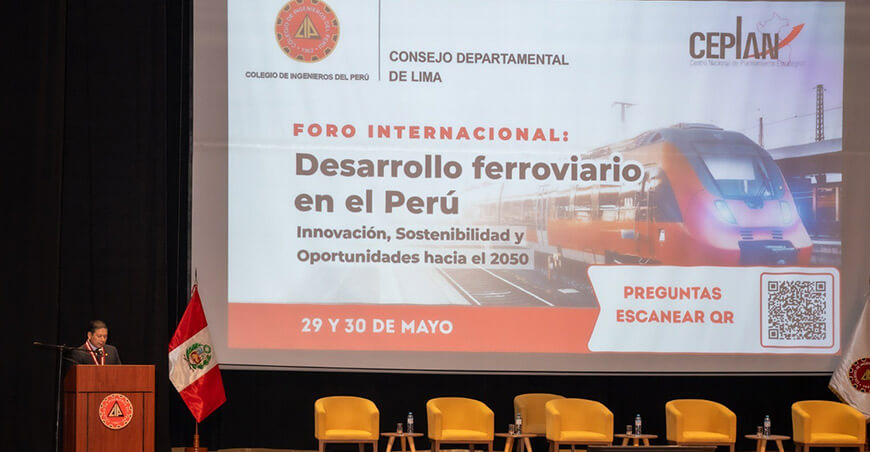 Infraestructura ferroviaria interconectada con principales puertos y el corazón productivo del país
