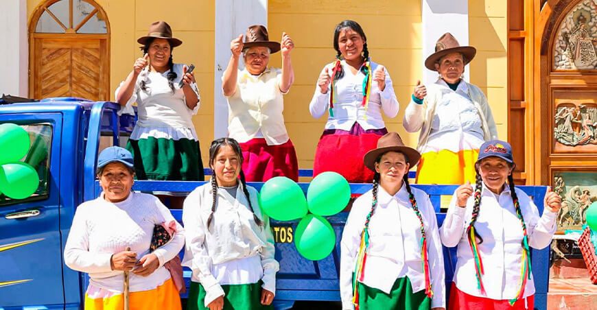 Agroideas entregó bienes para fortalecer crianza de cuyes de productoras asociadas en La Merced Ancash Perú