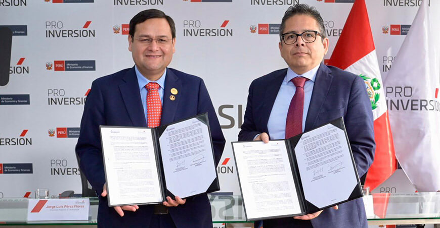 Suscriben convenio para garantizar la continuidad de obras de trasvase del Proyecto Olmos