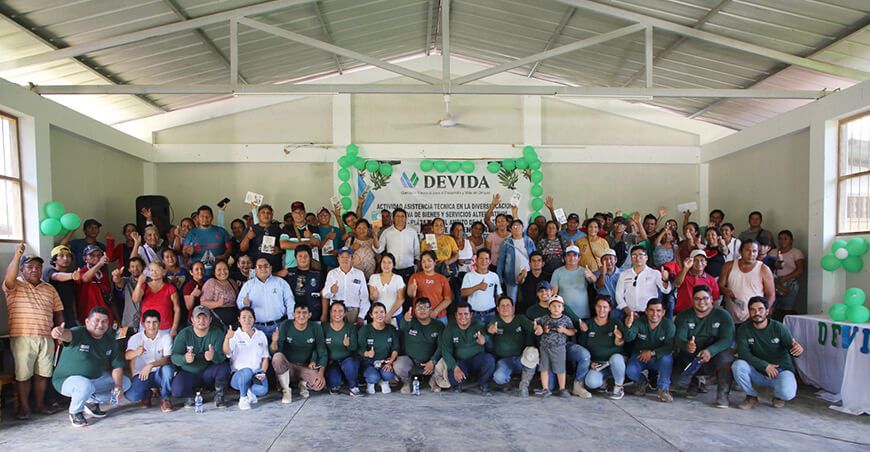 Más de 1700 familias se incorporan a actividades productivas lícitas con apoyo de Devida San Martín Perú