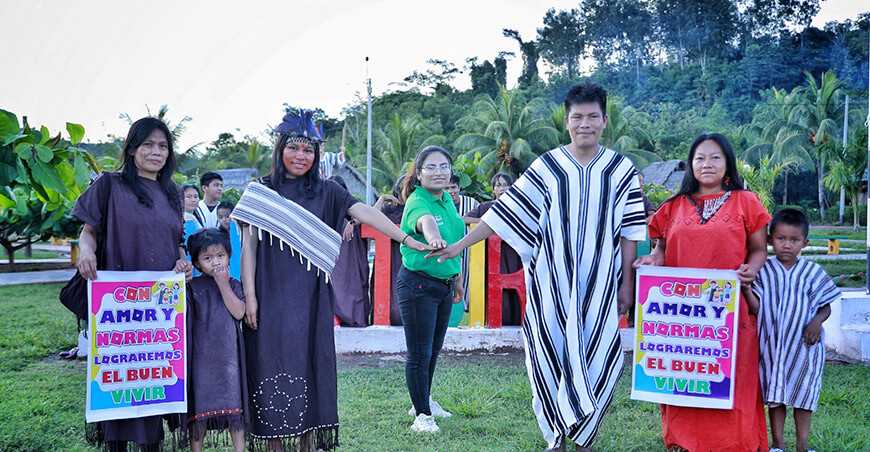 Devida fortalece vínculos familiares de comunidades nativas de Junín Perú