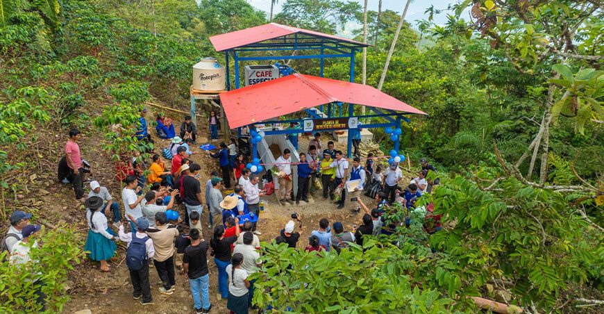 Inician entrega de módulos poscosecha de café en Pichari Cusco Perú