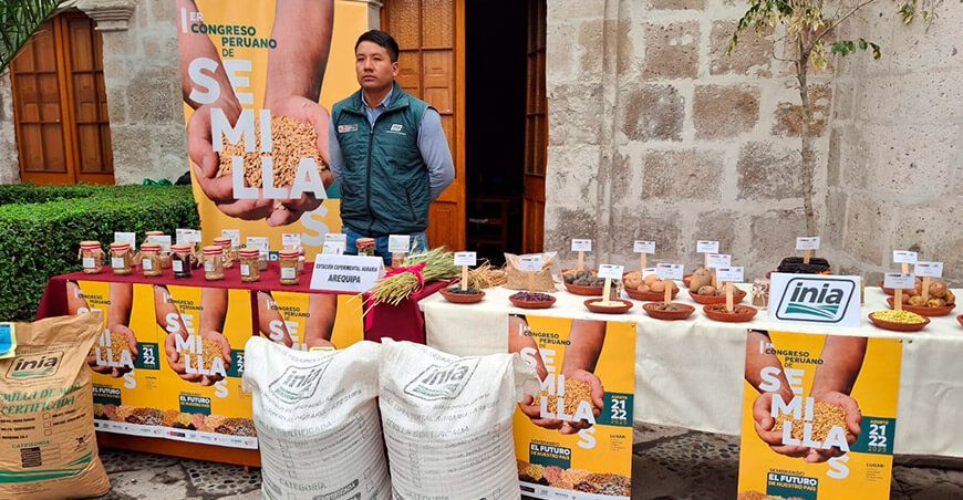 Arequipa será sede del Primer Congreso Peruano de Semillas INIA Perú