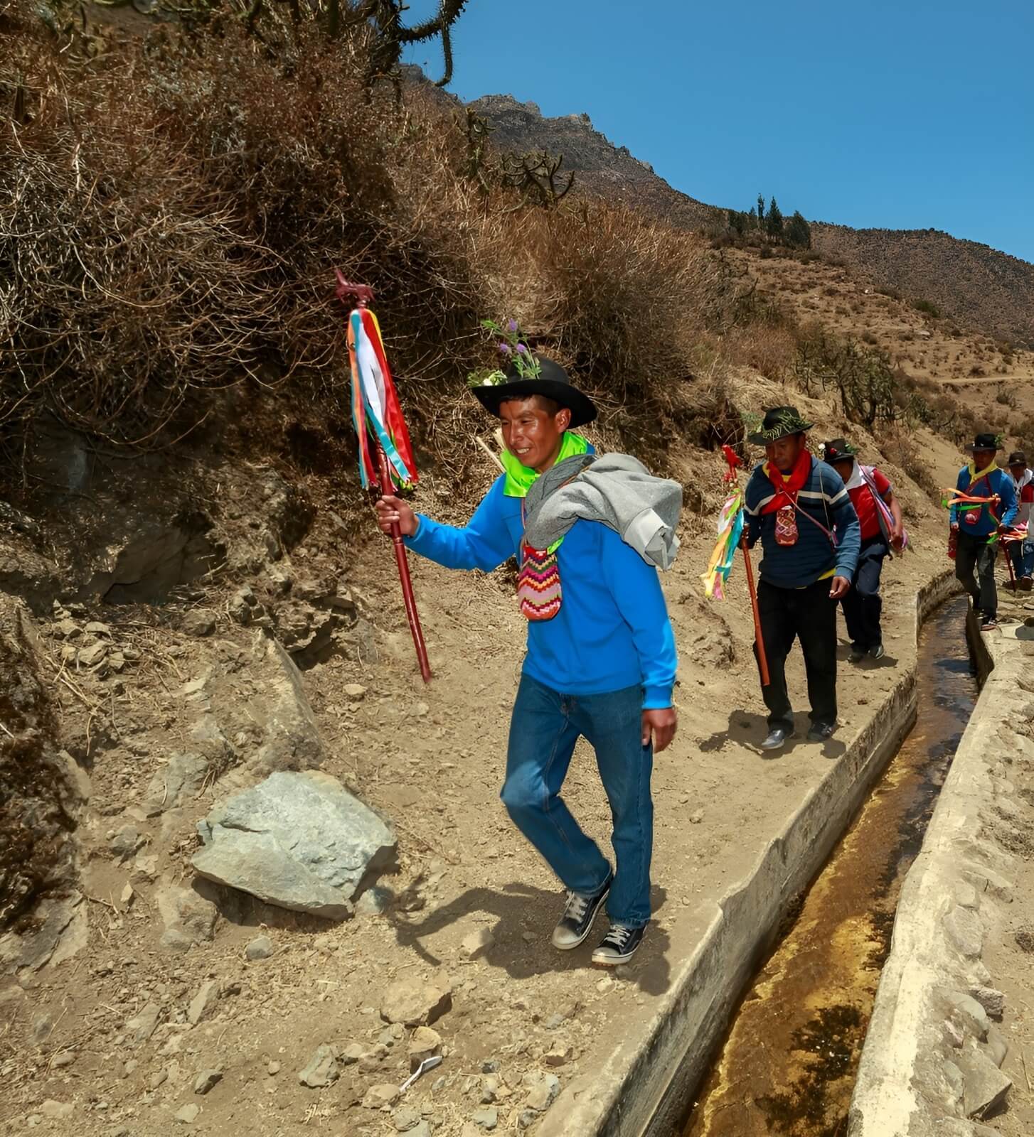Recuperación de amunas en Huarochirí Lima Perú