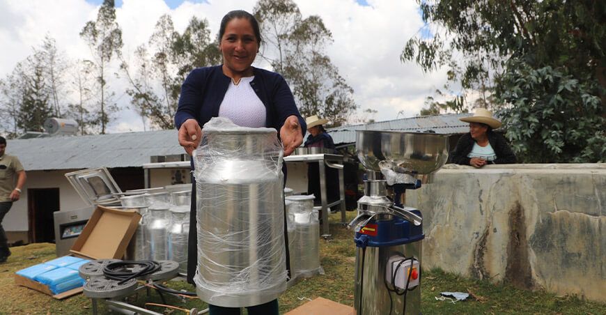 Procompite Cajamarca fortalece producción lechera