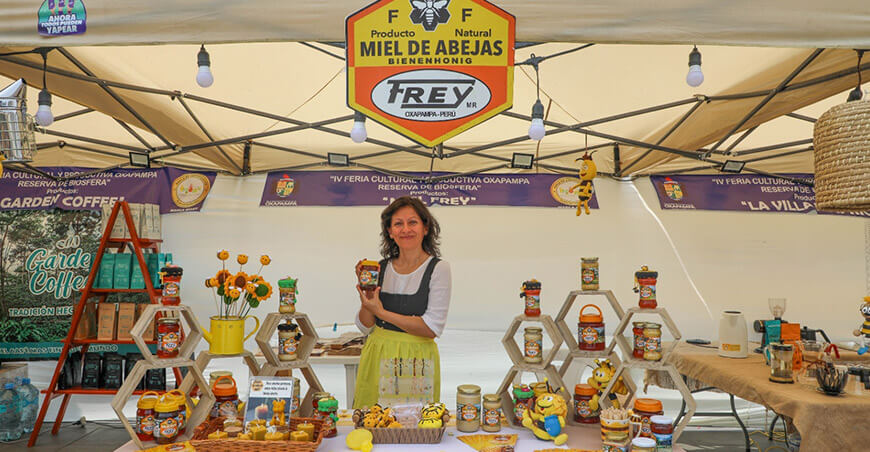 productora de miel en la Expo Selva Central se realizará en Lima Perú