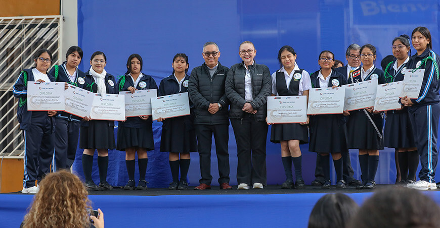 Sanipes designó a 10 lideresas escolares para promover la inocuidad alimentaria y sensibilizar a la comunidad Perú