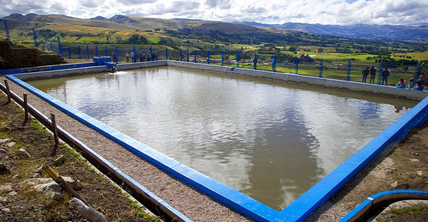 sistema de riego Pariahuanca que irrigará 144 hectáreas en Los Morochucos Ayacucho Perú