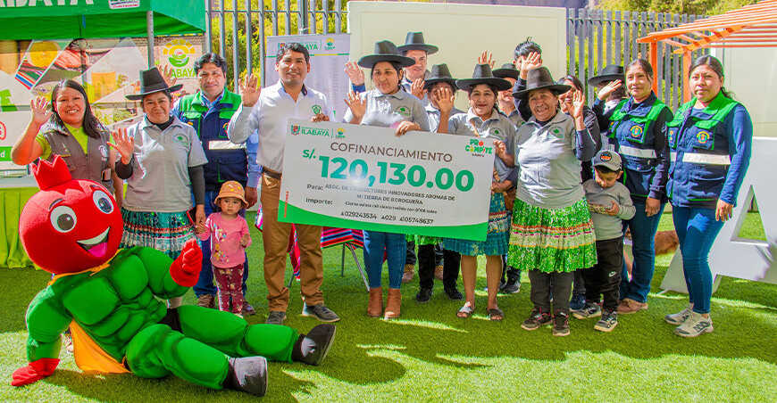 Con S/1.3 millones cofinancian planes de negocio de 7 asociaciones productoras de Ilabaya Tacna Perú
