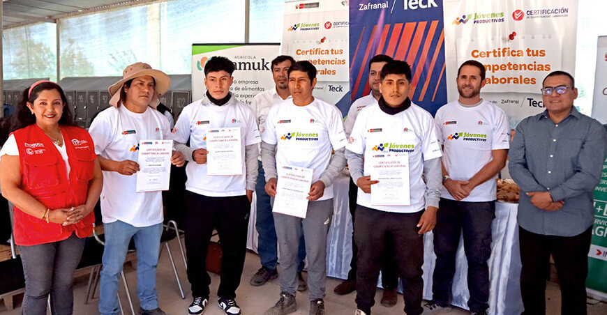 CITEagroindustrial Majes del ITP certificó competencias laborales de 72 trabajadores en Arequipa Perú
