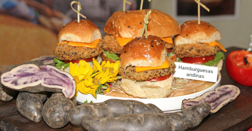 hamburguesas granos andinos Perú
