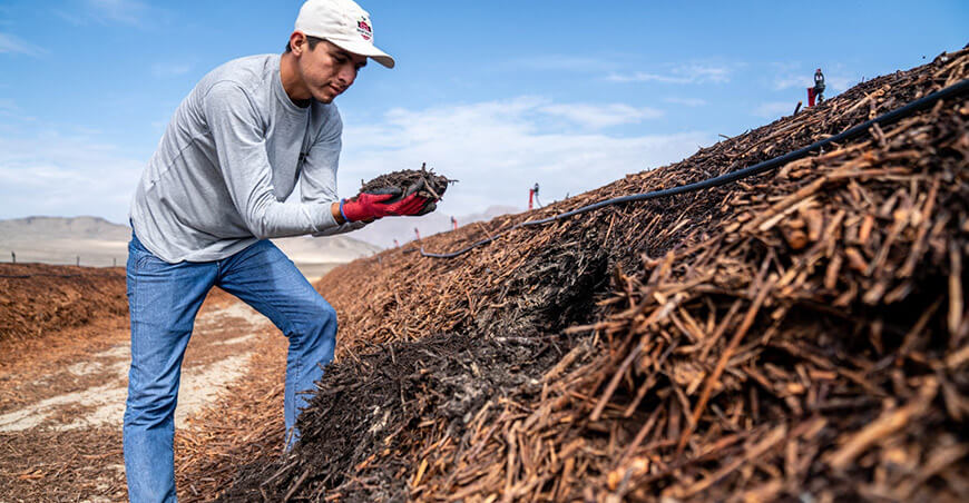 Hortifrut Perú impulsa producción de compost Chao La Libertad Perú