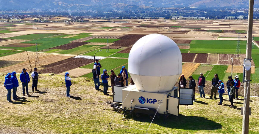IGP difunde aporte del radar SOPHy en la medición de lluvias en el Perú