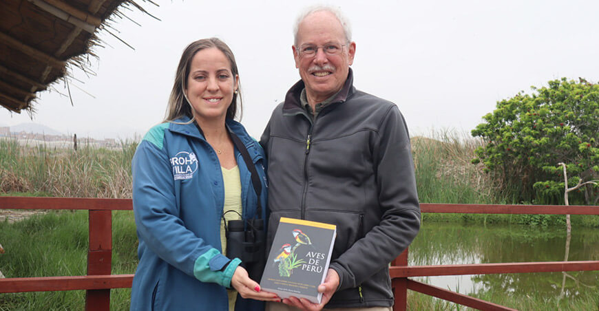 Thomas Schulenberg Destacado ornitólogo recorre el Humedal Pantanos de Villa