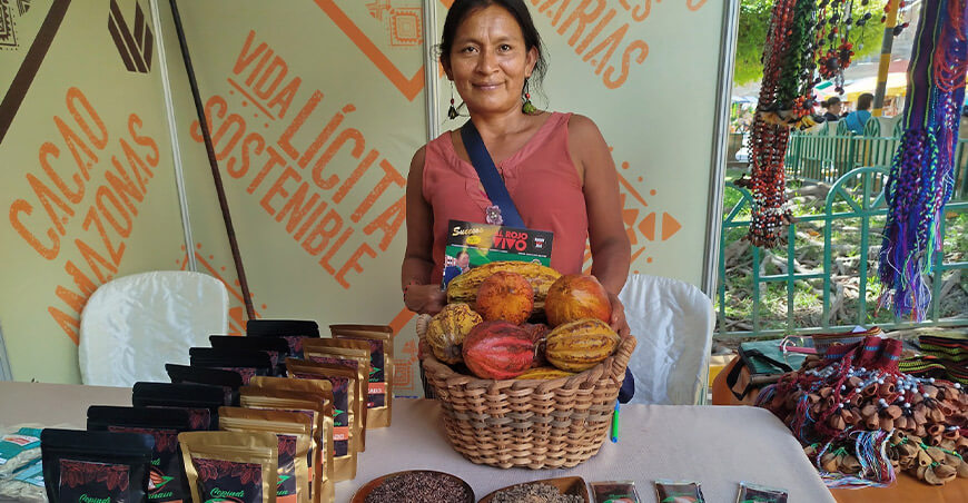 Festival de Cacao y Chocolate Amazonas productora de cacao