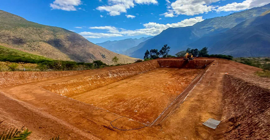 Avanza construcción del reservorio R09 en Bajo Moyepata Contumazá Cajamarca