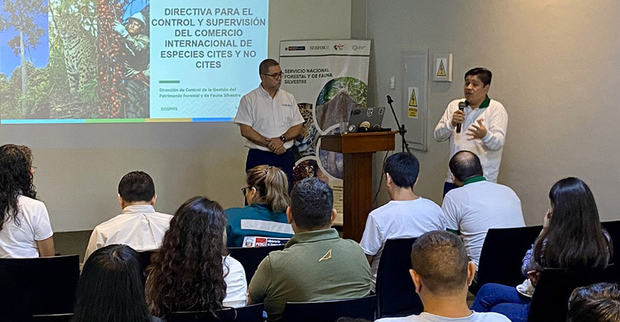 Serfor capacitó al GORE y a titulares de zoocriaderos sobre gestión y control de fauna silvestre