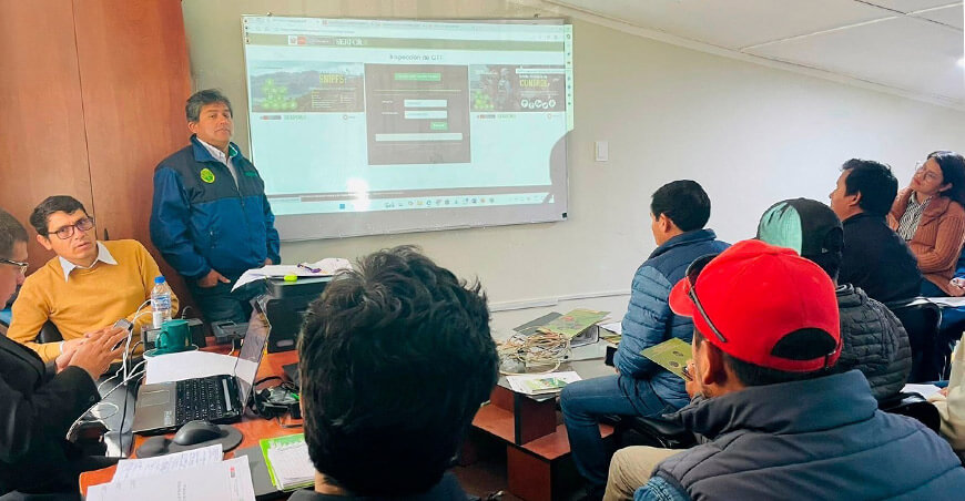 Ayacucho se incorpora al módulo de control forestal del Serfor
