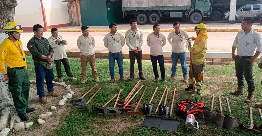 Perú refuerza su defensa contra los incendios forestales Sernanp Perú