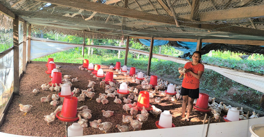 Foncodes crianza aves domésticas productora Loreto Perú