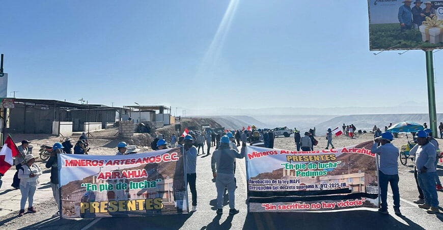 AGAP exige al Gobierno restablecer el orden ante bloqueos de carreteras paro