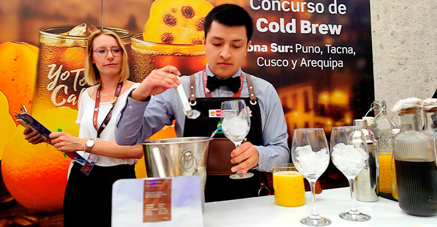 Se realizó con éxito el II Concurso de Cold Brew 2025 para promocionar el consumo interno de café Arequipa Perú
