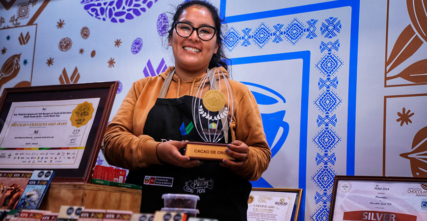 Organizaciones del desarrollo alternativo ganaron medallas en el Concurso Nacional de Chocolate Devida Perú