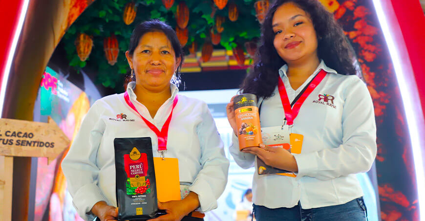 La empresa ayacuchana Royal Raymi S.A.C. se lució en el Salón del Cacao y Chocolate 2025 