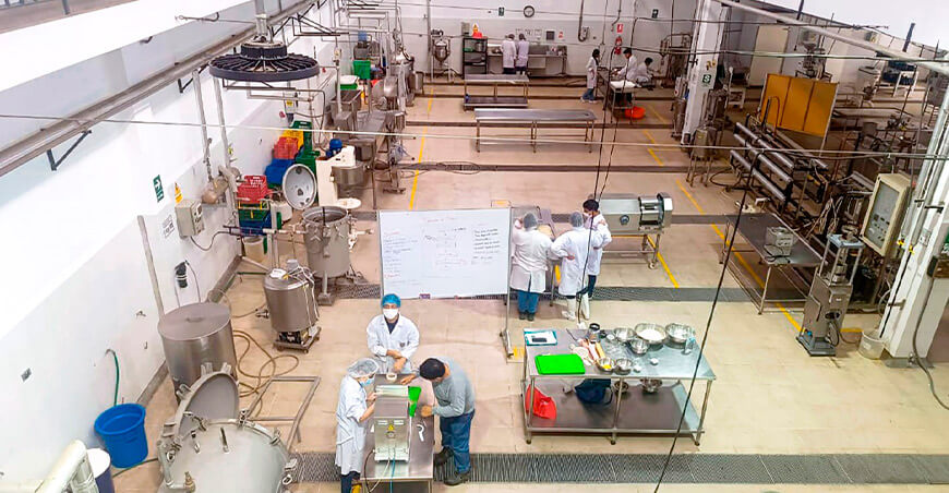 Emprendedores de Haku Wiñay Arequipa se capacitaron en plantas de procesamiento de alimentos de la UNALM Perú
