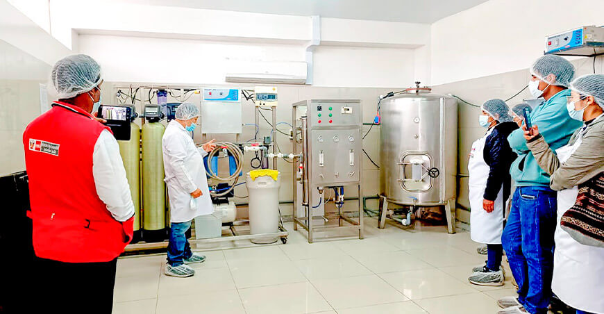 Emprendedores de Haku Wiñay Arequipa se capacitaron en plantas de procesamiento de alimentos de la UNALM Perú