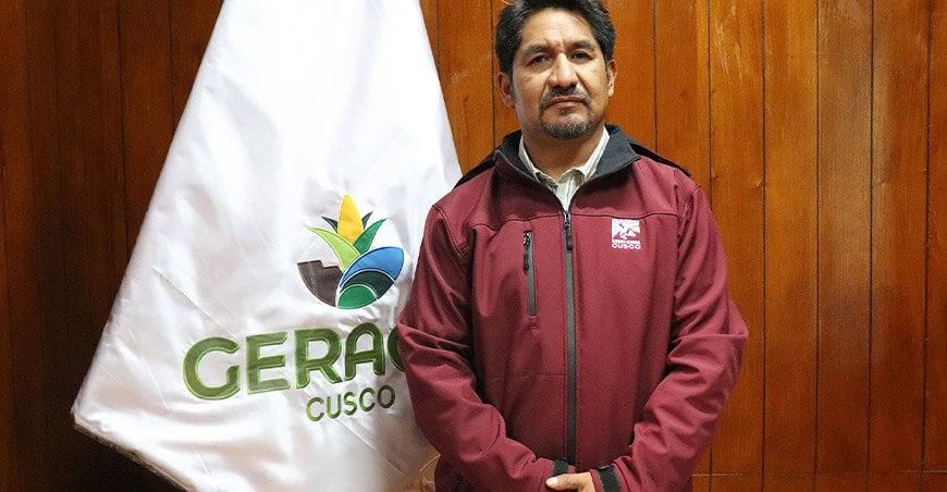 Ing. Agr. Juan José Díaz León como nuevo gerente regional de Agricultura Cusco