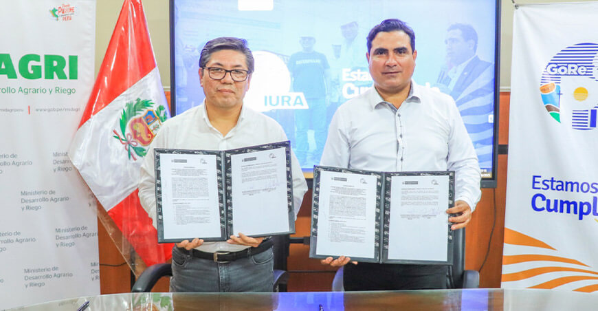 Midagri y Gobierno Regional de Piura fortalecerán el desarrollo de proyectos de riego