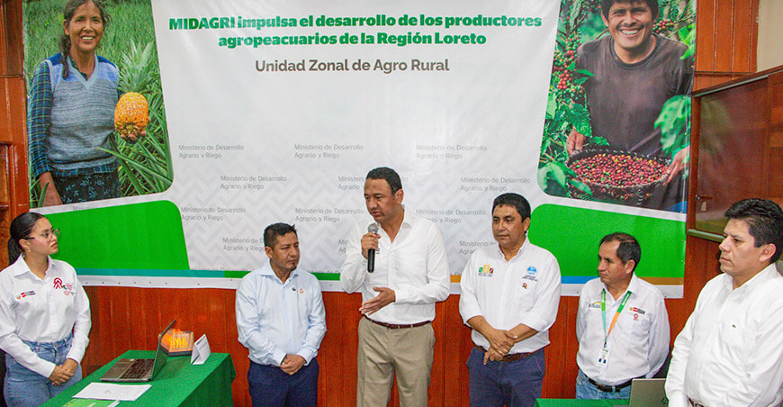 Midagri inauguró nueva oficina de Agro Rural en Loreto