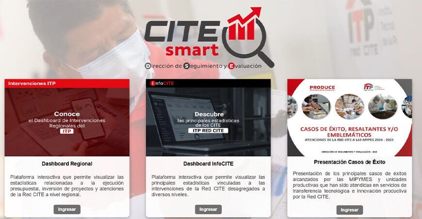 Lanzan “CITE SMART”, plataforma para acercar tecnología e innovación a las Mypes ITP Produce