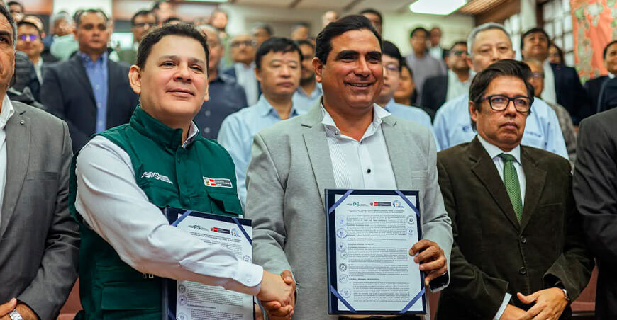 PSI y Gobierno Regional de Piura firman convenio para impulsar el riego tecnificado y modernizar el agro