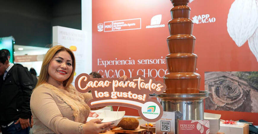 Agromercado llevó experiencia sensorial de cacaos ancestrales al Salón del Cacao y Chocolate