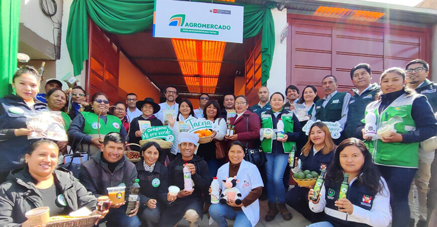Inauguran sede de Agromercado en Tacna para articular a la agricultura familiar con los mercados