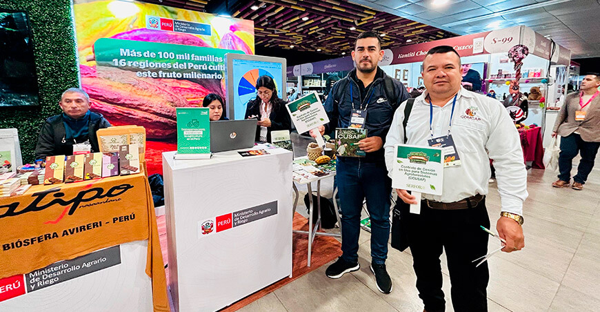 Serfor impulsó la formalización de cacaoteros y cafetaleros en el Salón del Cacao y Chocolate 2025