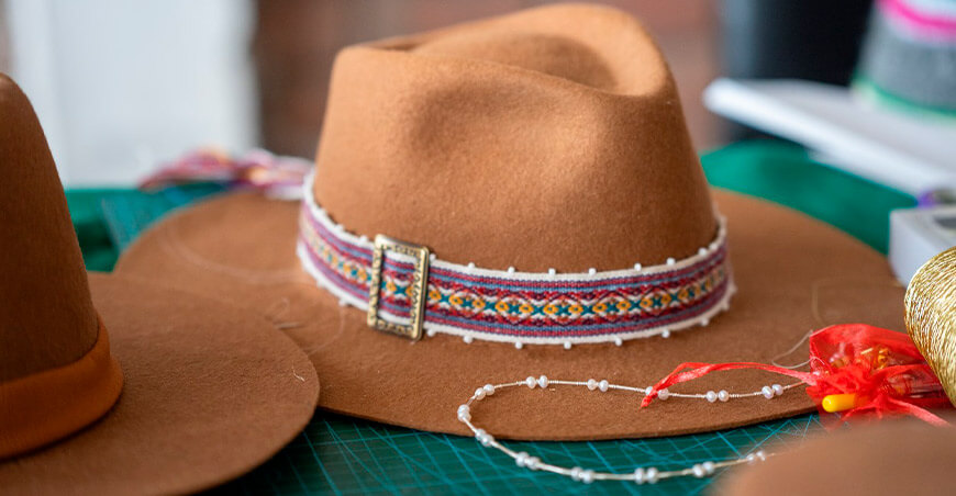 sombreros fibra de vicuña Perú
